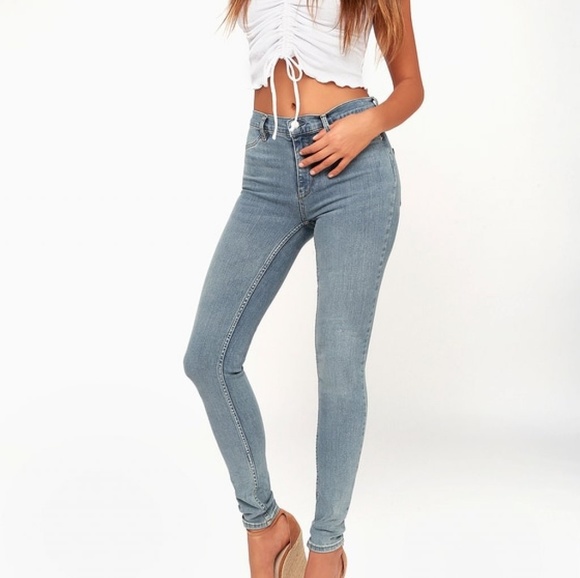 Free People | Long and Lean High-Waisted Jeans - Picture 6 of 7